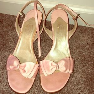 Genuine leather high heel Talbots made in Spain.